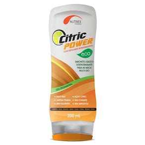 Sabonete Líquido Nutriex 0200ML Com/Esfoliante Cit Pow Eco
