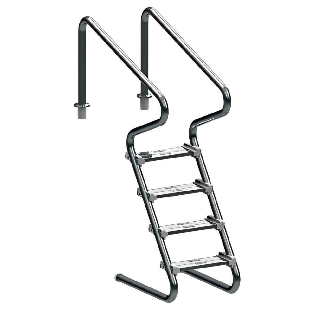 Escada para Piscina Confort 2 POL 4 Degraus INOX 022798 SODRAMAR