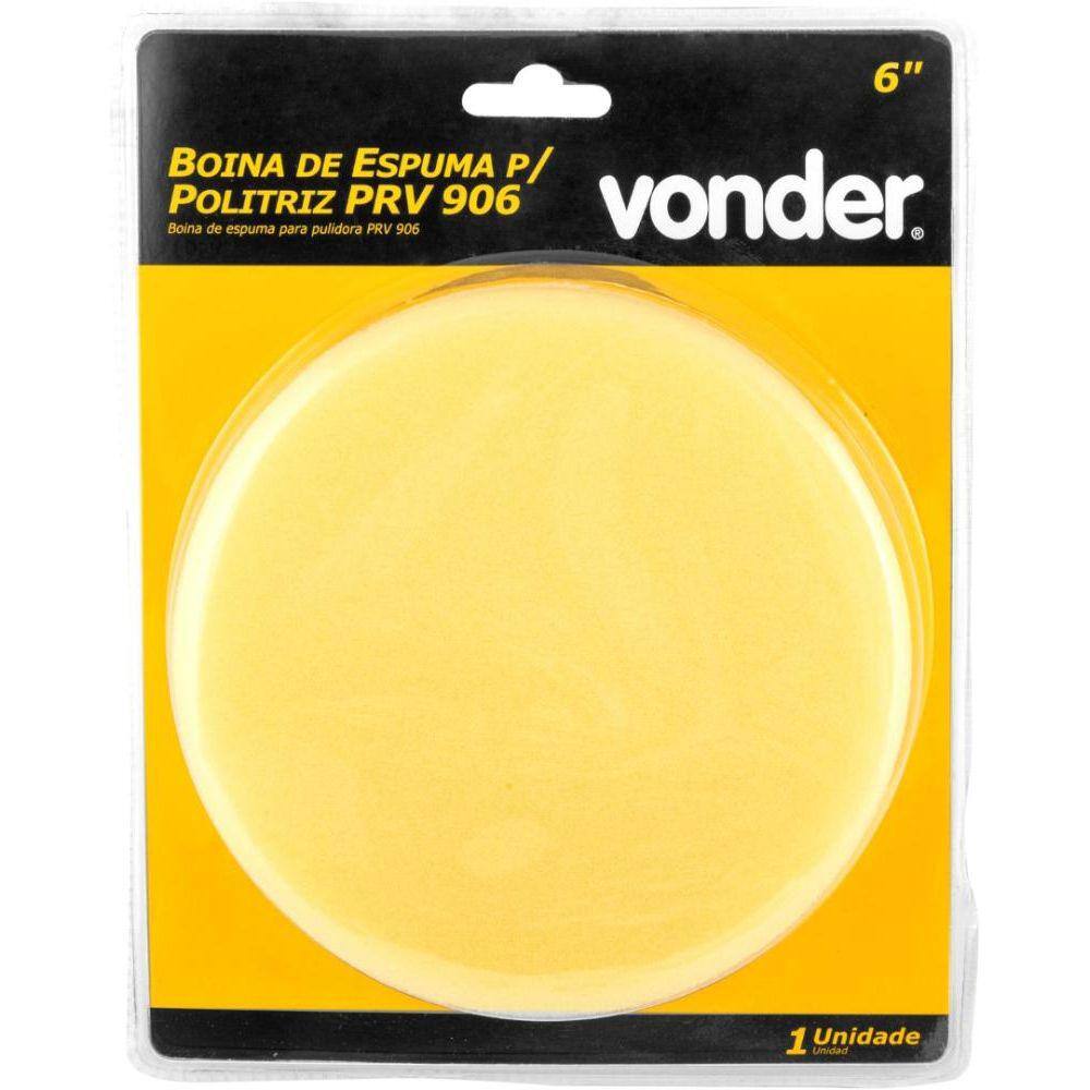 Boina de Espuma 6`` para Politriz Prv 906 Vonder