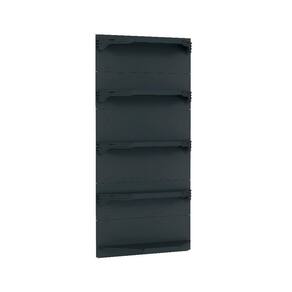 Kit 5 Bandejas Para Gondola Canto 202 Fit 40/60 Preto Spe