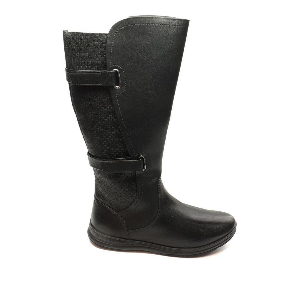 Bota Feminina Comfortflex Cano Alto Flat