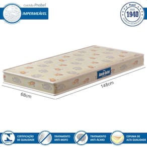 Colchão Mini Cama Infantil 148x68cm