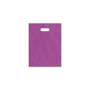 Sacola Plástica Boca De Palhaço Reta Rosa 30X40 - 50 Un