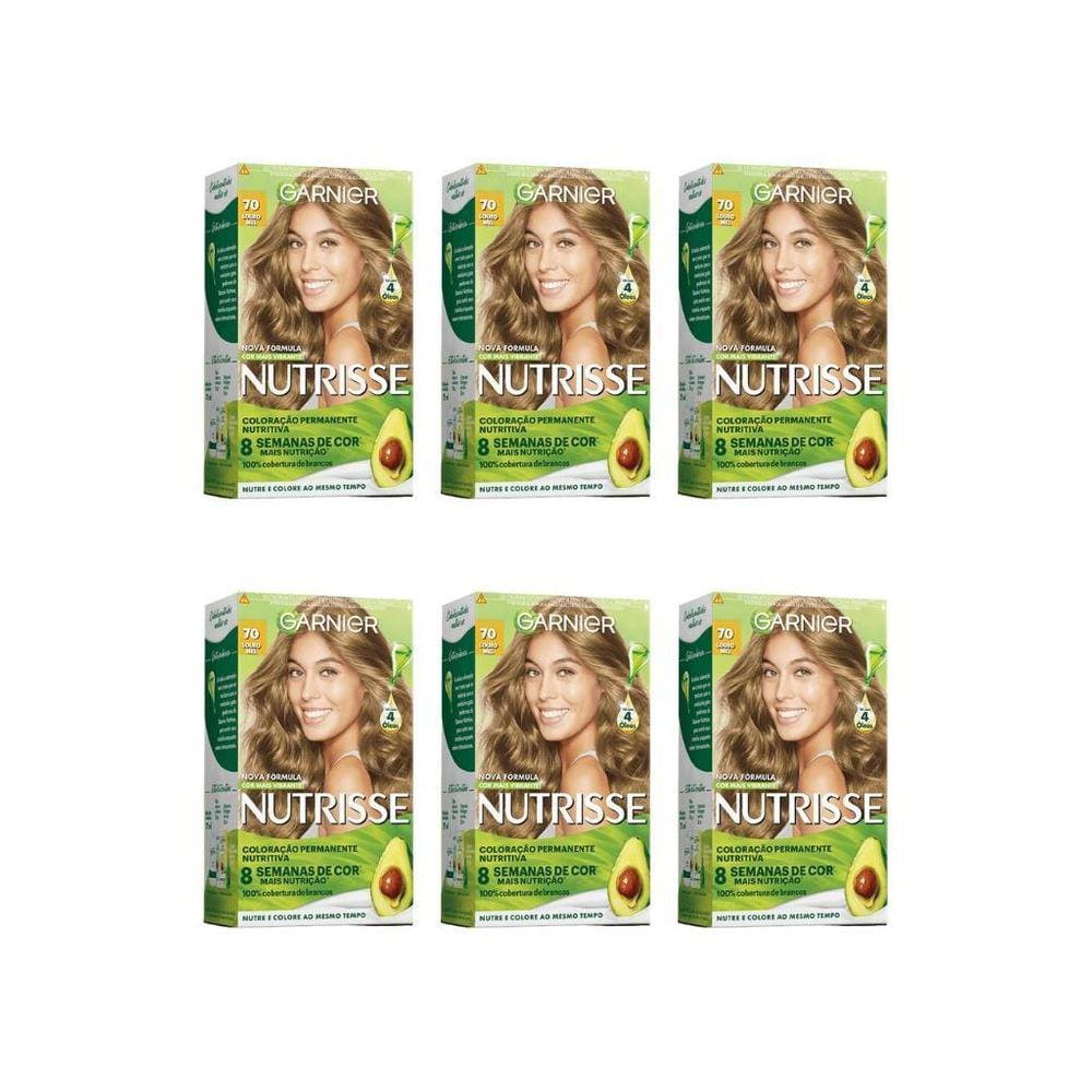 Coloraçao Nutrisse 70 Louro Natural-Kit C/6Un