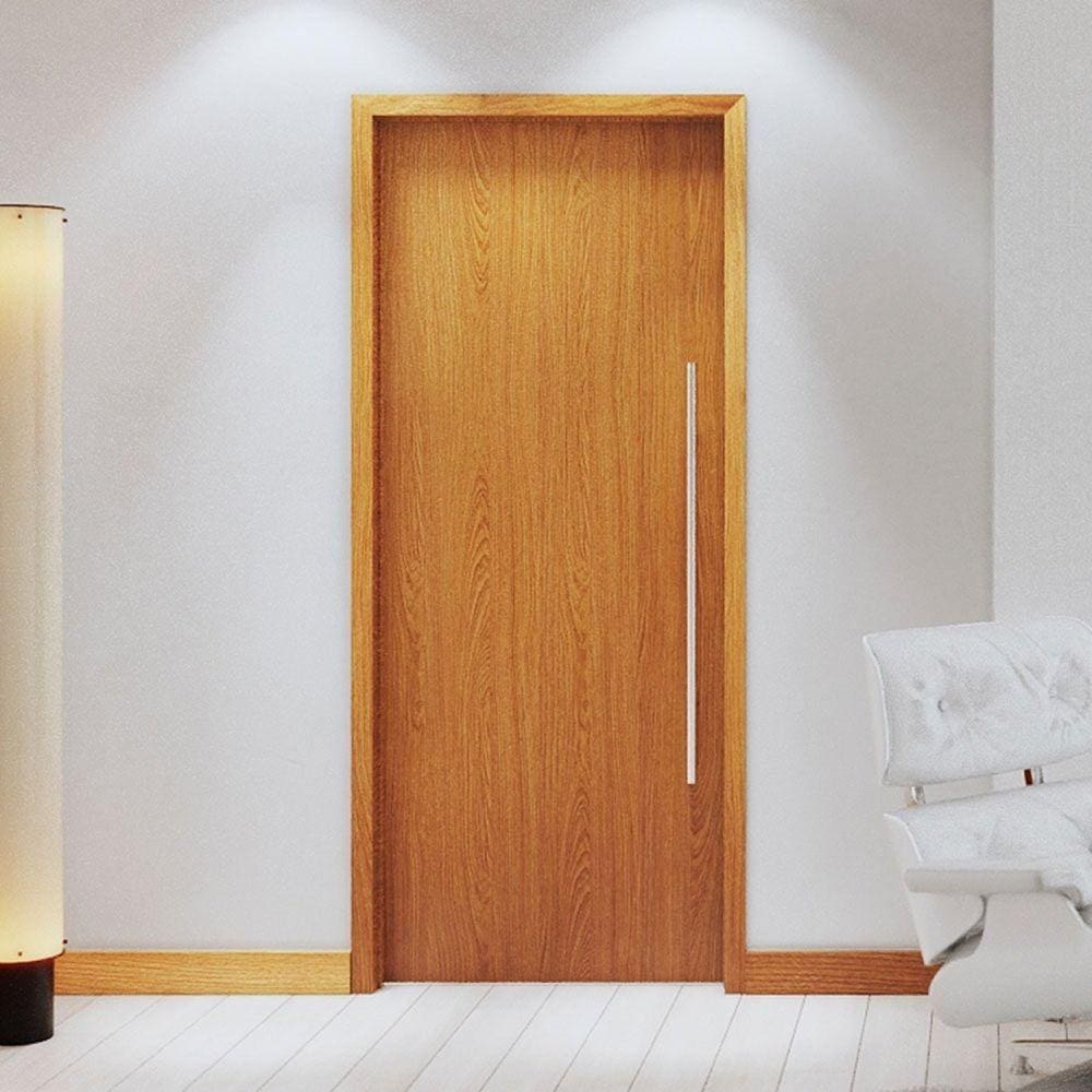 Folha de Porta de Madeira 210x80cm Espessura 3,5cm MMC Eucaplac Eucatex Teka Milano