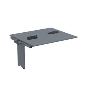 Complemento de Mesa Plataforma para Coworking para 2 Pessoas 140X120 Grafito