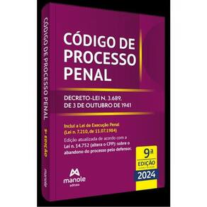 Código De Processo Penal - 2024