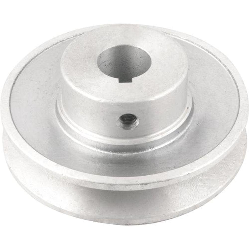 Polia Alumínio 1 Canal Perfil A 90mm com Furo 3/4” - Vonder