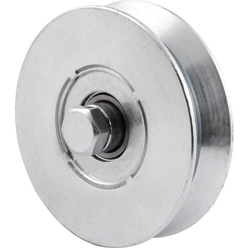 Roldana para portão 2.1/2” tipo V em aço zincado - Vonder