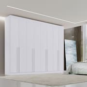 Guarda-Roupa Casal 08 Portas Império Branco