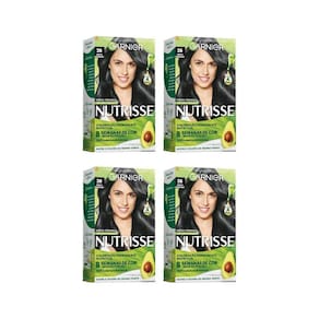 Coloraçao Nutrisse 28 Preto Azulado Acai-Kit C/4Un