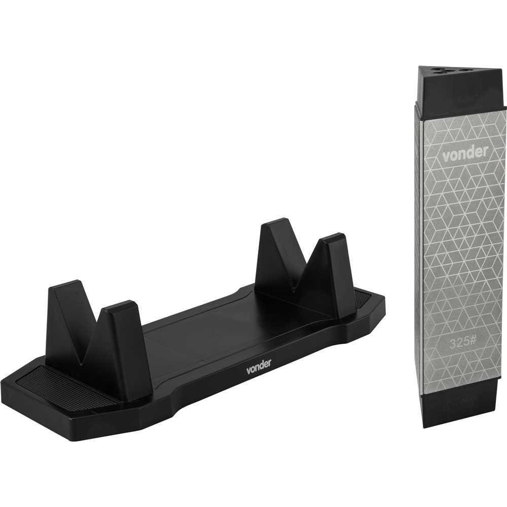 Pedra para afiar diamantada base de 14” tripla face G 150/325/1200 Vonder