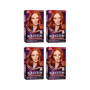 Coloraçao Koleston 64 Acaju Acobreado-Kit C/4Un