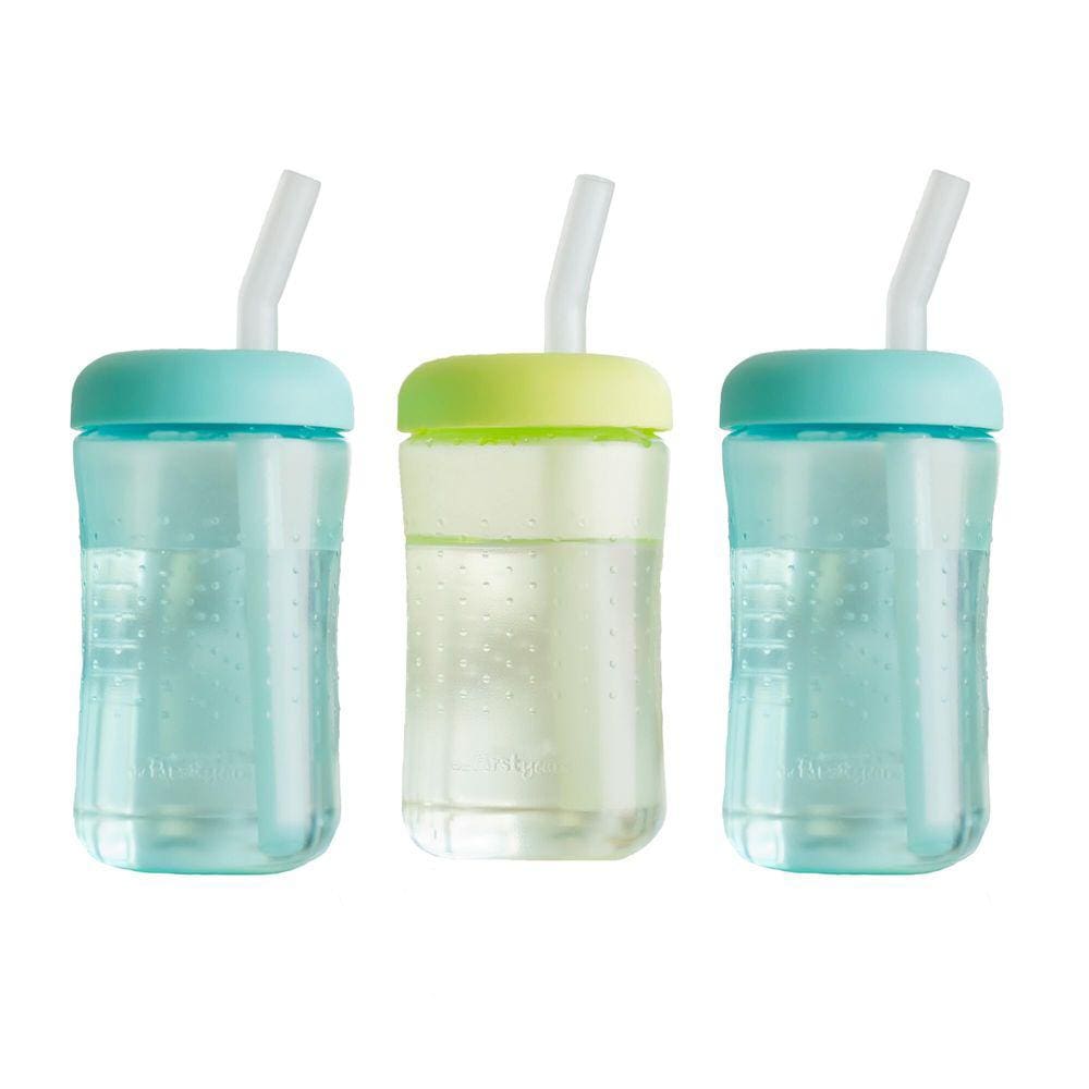 Copos de palha para crianças The First Years Squeeze & Sip 200mL 3C