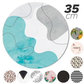 Kit 4 Capas Sousplat Jogo Americano Sala Jantar Ondas