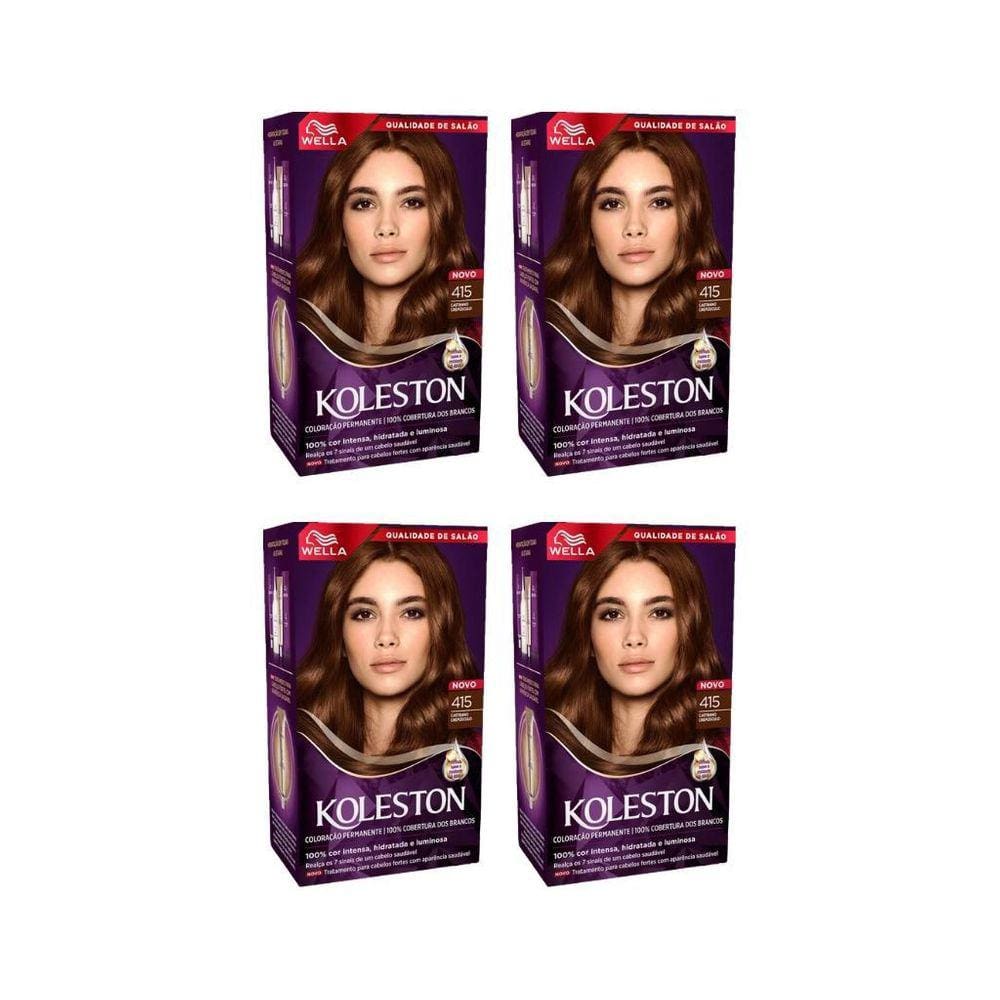 Coloraçao Koleston 415 Cast Crepusc Ivete Sangalo-Kit C/4Un