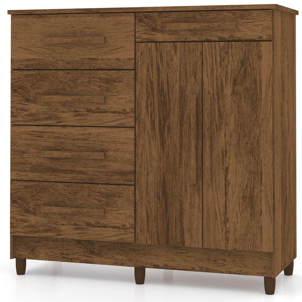 Cômoda Sapateira Sirios 5 Gavetas 2 Portas