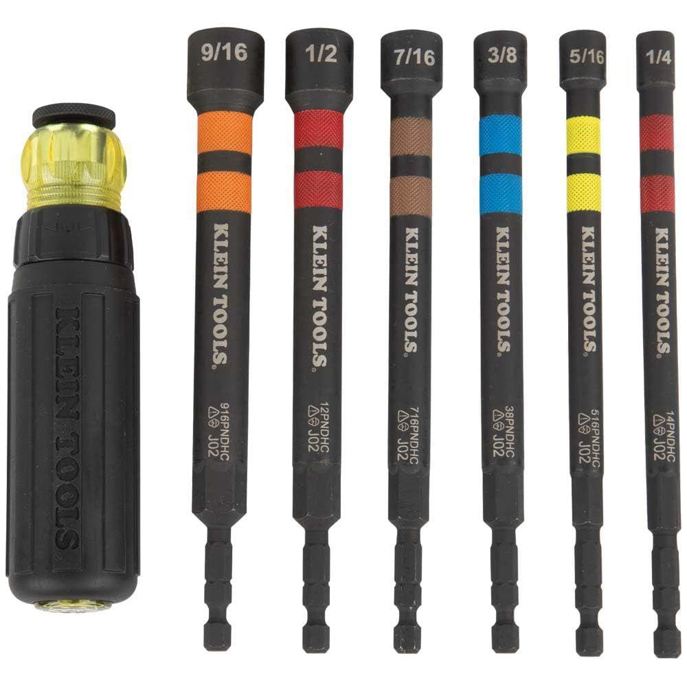 Nut Driver Set Klein Tools 32950 Ratcheting Impact Rated
