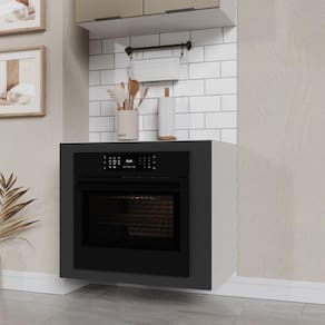 Balcão Forno de Embutir sem Tampo sem Rodapé Ipanema CabeCasa MadeiraMadeira Grafite Trama/Branco