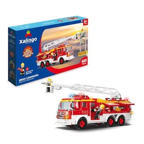 Blocos de Montar Bombeiros Mega Caminhão