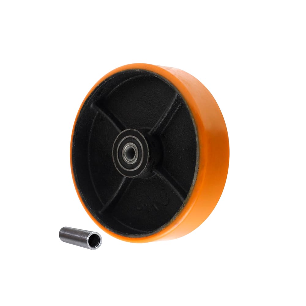 Roda 82 Pu 200 Mm Até 400 Kg Para Transporte Pesado