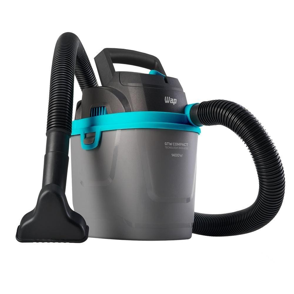 Aspirador de Pó e Água GTW Compact, 220V, 1400W, cinza. preto e verde