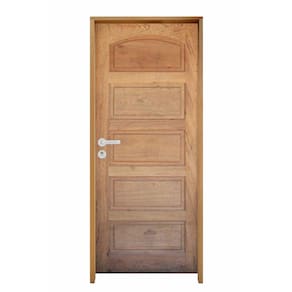 Kit Porta de Madeira Ruby 82 x 2.10 Bat.14cm Fech.Ext Stilo Cromada - Hale