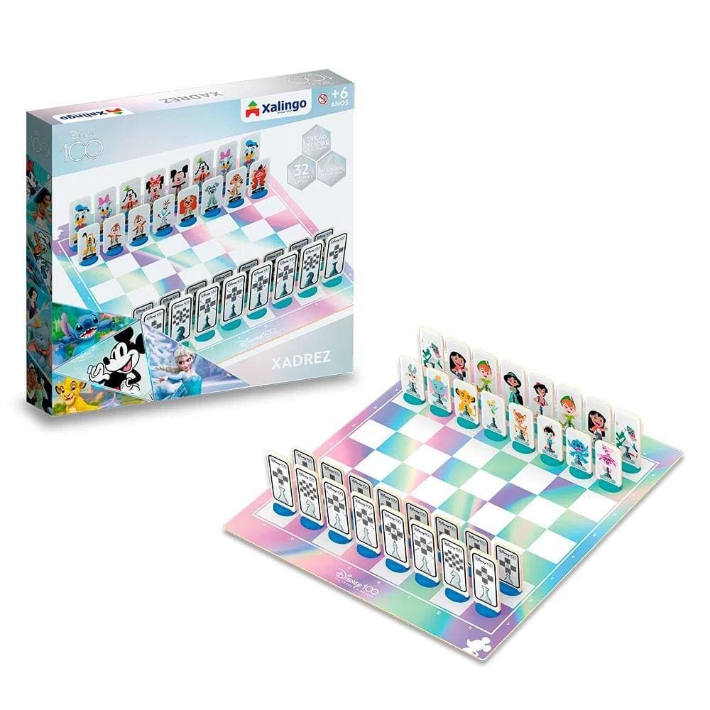Jogo Xadrez Disney 100 Anos