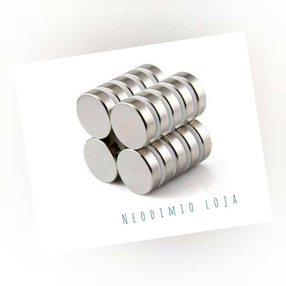 Ima de Neodimio 5x1,5mm - 20 peças
