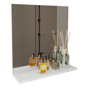 Espelheira Para Banheiro 1 Prateleira BN3642 Branco Tecno Mobili