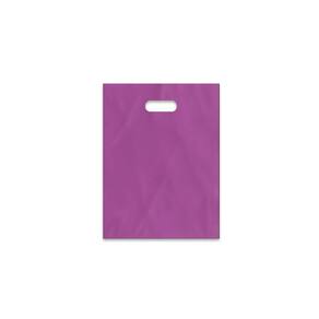 Sacola Plástica Boca De Palhaço Reta Rosa 30X40 - 250 Un