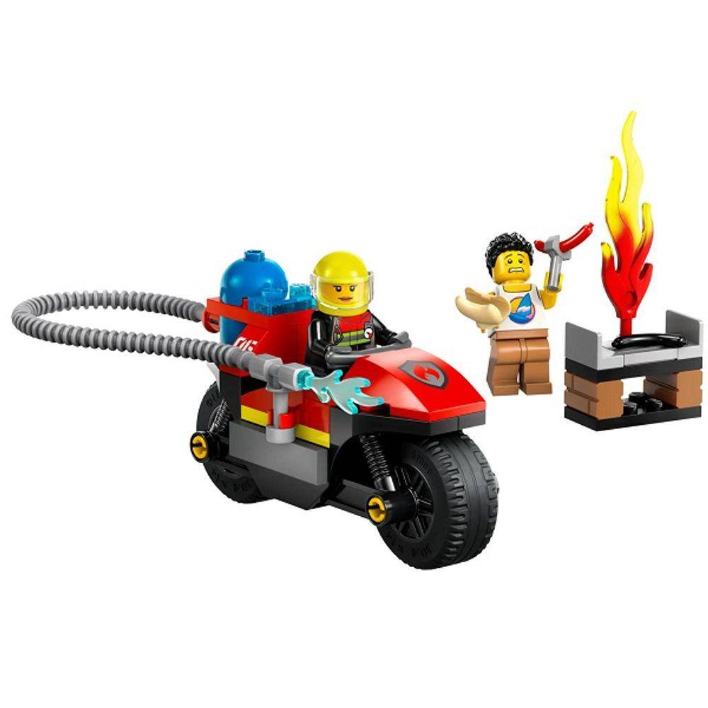 Lego CITY Motocicleta dos Bombeiros 60410 | Casas Bahia