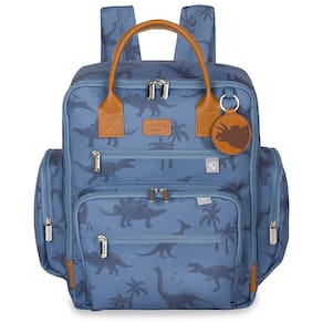 Mochila de Maternidade MasterBag Urban Dinossauro Azul