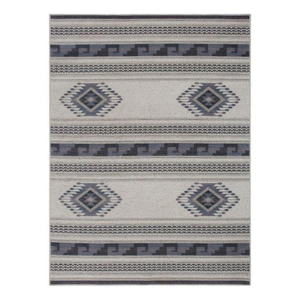Tapete Funcional Asteca 51 Cinza 1,50 X 2,00 M 150X200 Cm