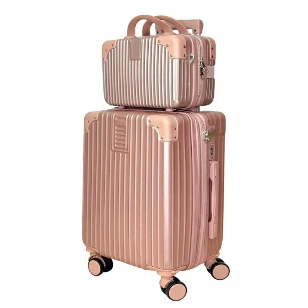 Mala De Bordo Lançamento Roda Dupla+ Mala De Mão