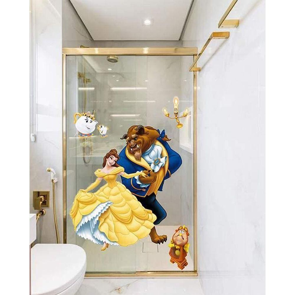 Adesivo Para Box Bela E A Fera