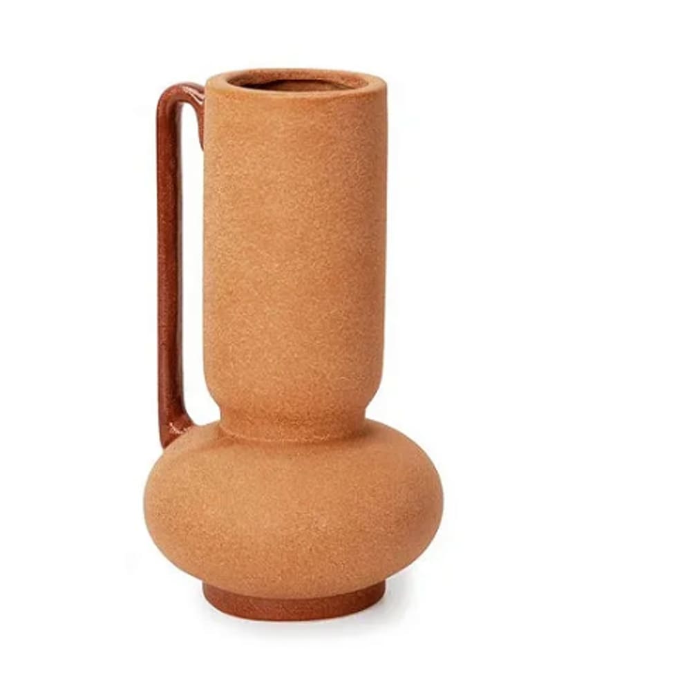Vaso em Cerâmica Marrom 25,5cm - Mart