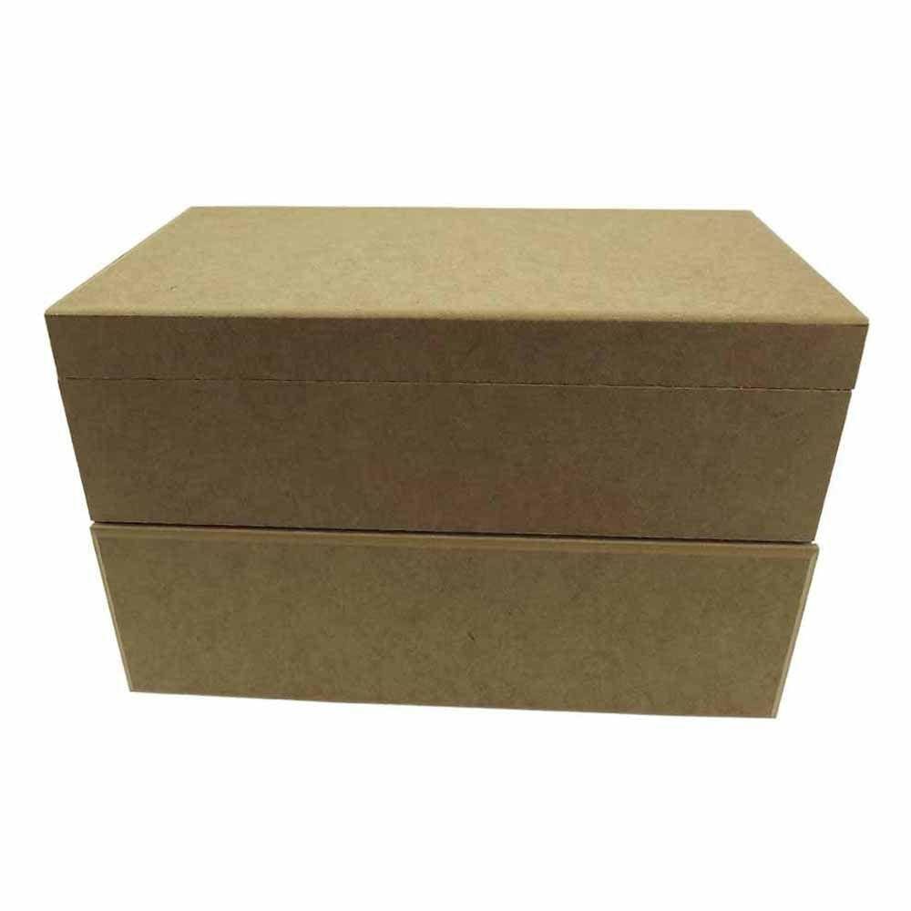 Caixa mdf maquiagem e joias com gaveta e espelho Tam:30x19x18,5cm Cod:BANH043