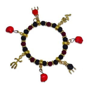 Pulseira Feminina da Rosa Caveira Entidade Umbanda Ajustável