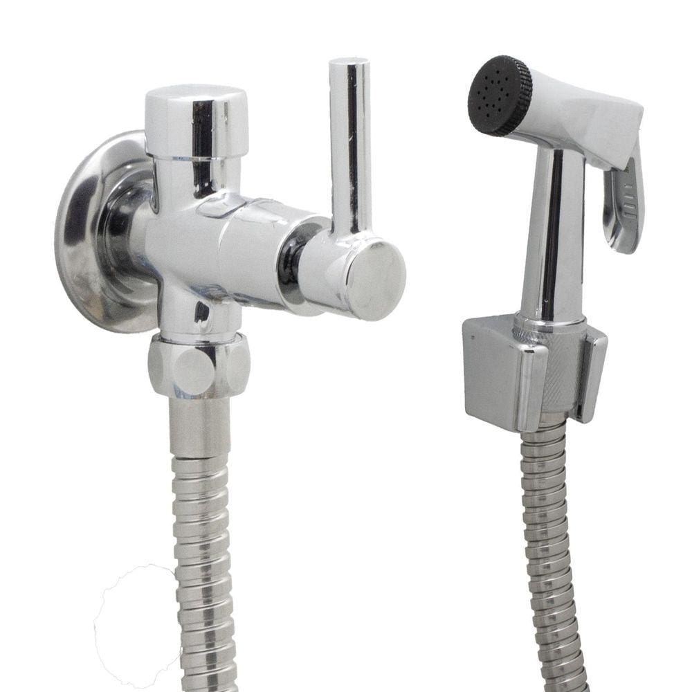 Ducha Higiênica Chuveirinho Banheiro Com Desviador Cromado