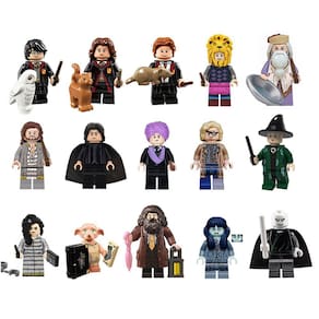 Boneco Harry Potter Hermione Ron Bloco De Montar