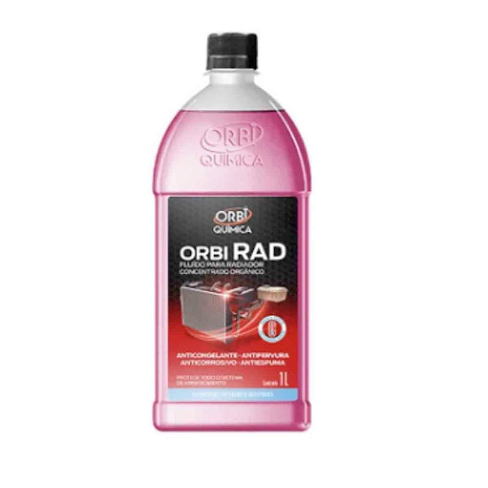 Aditivo Concentrado Para Radiador Rosa 1L 1802 Orbi Quimica