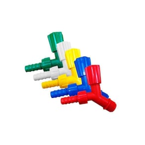 Kit 5 Torneira para Tanque Jardim Colorida Pop 1/2