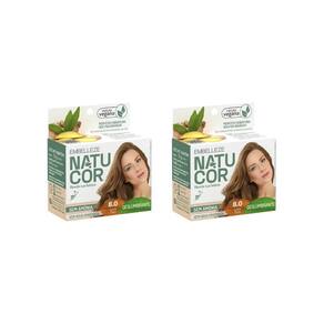 Coloraçao Natucor 8.0 Louro Claro-Kit C/2Un