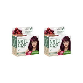 Coloraçao Natucor 5.26 Marsala Escuro-Kit C/2Un