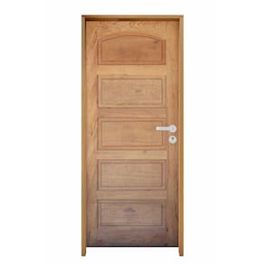 Kit Porta de Madeira Ruby 82 x 2.10 Bat.14cm Fech.Ext Stilo Cromada - Hale