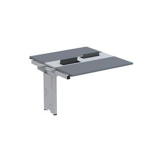 Complemento de Mesa Plataforma para Coworking para 2 Pessoas 160X140 Grafito/Cinza