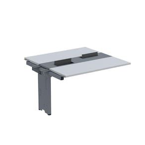 Complemento de Mesa Plataforma para Coworking para 2 Pessoas 150X140 Cinza/Grafito