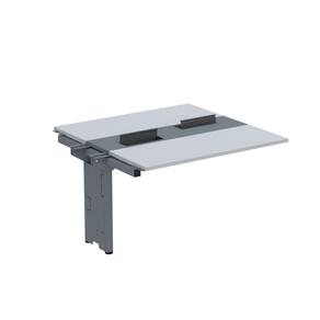 Complemento de Mesa Plataforma para Coworking para 2 Pessoas 140X140 Cinza/Grafito