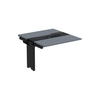 Complemento de Mesa Plataforma para Coworking para 2 Pessoas 150X140 Grafito/Preto
